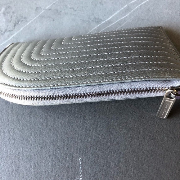 RICK OWENS LARRY LEATHER ZIP POUCH /UNISEX - Picture 3 of 8